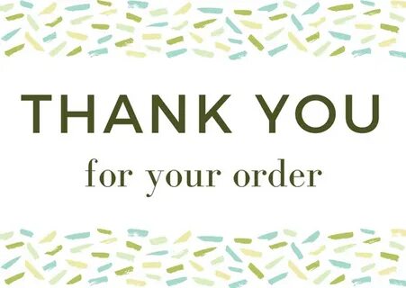 Thank You for Your Order Tupperware consultant, Printable pl
