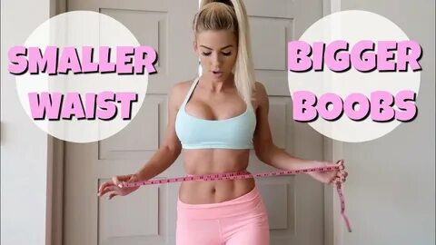 Bigger BOOBS & Smaller WAIST Full Workout & Tips - YouTube