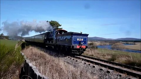 "812" Class steam locomotive Caledonian Railway 828 - YouTub