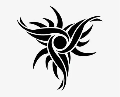 Small Om Symbol In Tribal Sun Tattoo Photo - Tattoo Png - 60