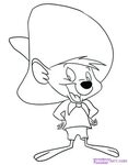 Looney Coloring Pakistan Draw Speedy Gonzales Pages Tunes St