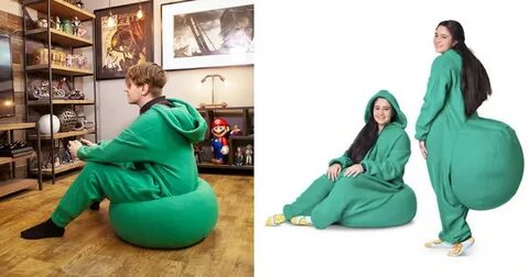 This Bean Bag Onesie Allows You To Stay Seated Anytime, Anyw