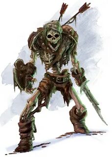 Скелет Skeleton / Бестиарий D&D 5 / Monster manual