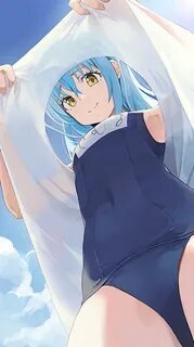 Safebooru - 1other bangs blue hair blue sky closed mouth clo