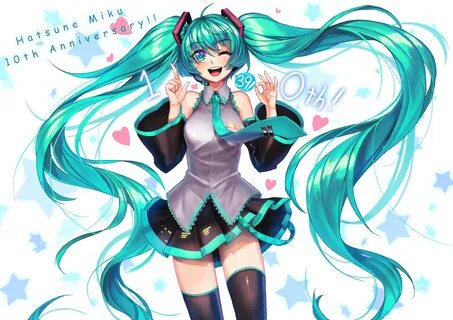 hatsune miku (vocaloid) drawn by kuro(ning2763) Danbooru.