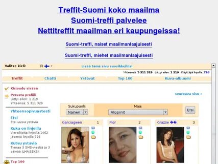 Treffit-Suomi.com: Treffit-Suomi koko maailma - Suomi-treffi