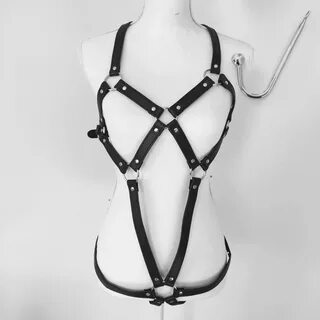 Mature-Full body harness with optional hook/sex hook BDSM br