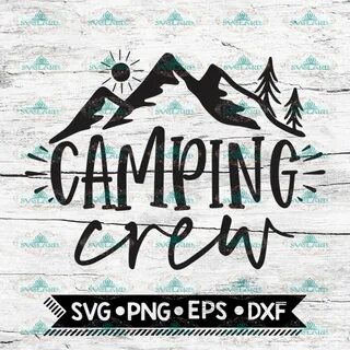 Happy campers svg Camping shirt svg Camping Squad SVG Hand l
