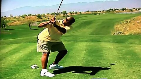 Charles Barkley Golf Swing - YouTube