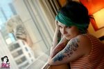 Wallpaper : model, glasses, photography, tattoo, Suicide Gir