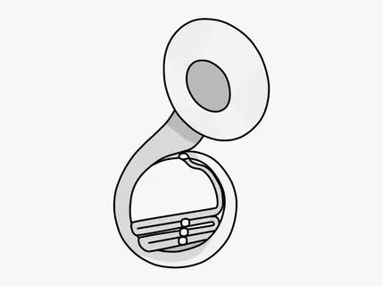 Sousaphone Drawing Mellophone Tuba Clip Art - Sousaphone Cli