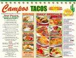 Campos Tacos Big Menu - Los Angeles - Dineries