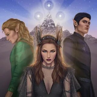 Tamlin, Feyre and Rhysand A court of thorns and roses by Han