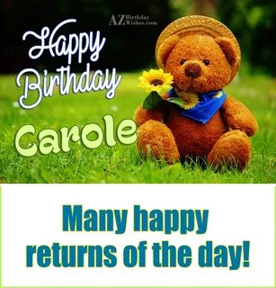 Happy Birthday Carol Related Keywords & Suggestions - Happy 