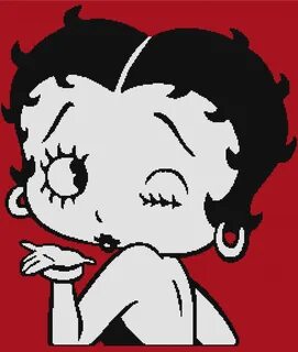 Betty Boop Crochet Graph Pattern Etsy