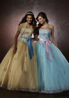 Gold and Aquamarine Pretty quinceanera dresses, Quince dress