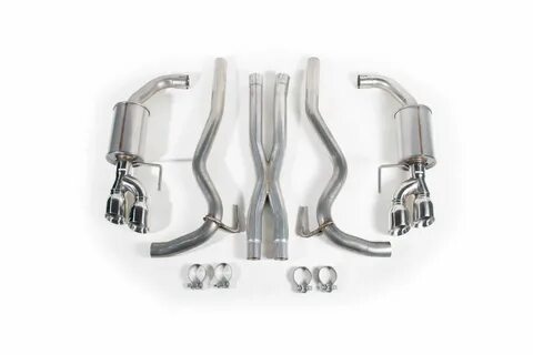 Roush 422093 ROUSH Mustang 5.0L GT Cat-Back Exhaust Kit; 201