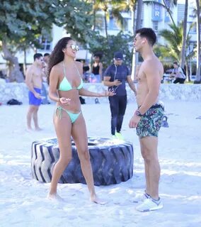 Rebecca Scott in Bikini - Workout on Miami Beach 01/08/2019 