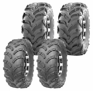 Set of 4 WANDA ATV Tires 23x7-10 23x7x10 Front & 24x11-10 24