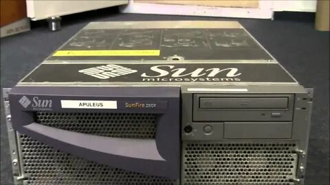 Sun Fire 280R Server - YouTube