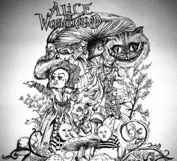 Alice In Wonderland Wicked Trippy Drawings - akrisztina27