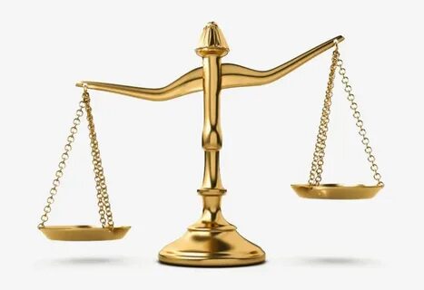 Golden Balance Court Scales Justice Of Judiciary Clipart - G