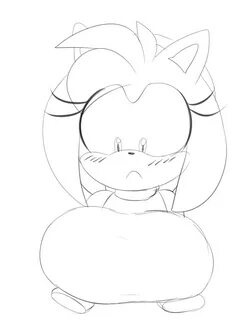 FurryBooru - 2017 amy rose big breasts blush bouncing breast