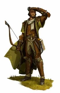 Human Male Cleric of Erastil or Archer Ranger - Pathfinder P