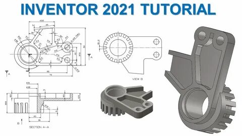 Inventor 2021 Tutorial #202 3D Model Basic Beginners - YouTu