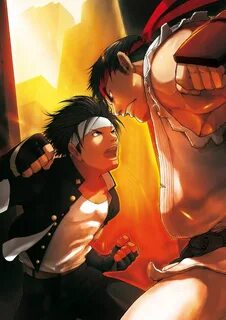 Ryu Vs Kyo SNK Vs Capcom SVC Chaos Capcom, Cover art, Vintag