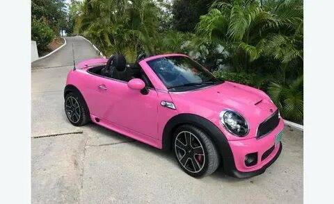 Mini Cooper Convertible Pink