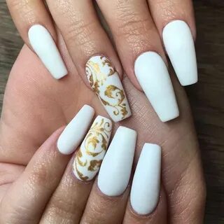 Instagram media malishka702_nails White coffin nails, Hologr