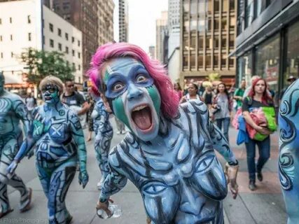 Sunday: Bodypainting Day Brings Live Nude Painting, Naked Ma