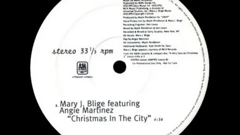 MARY J BLIGE Christmas In The City Feat ANGIE MARTINEZ 4,36 
