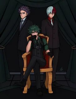 BNHA Izuku, Todoroki, Shinsou (Villain Versions) Villain dek