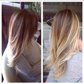 Hand painted balayage highlight by Alex at the lab a salon N