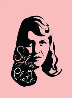 Sylvia Plath Print - part of author series. £ 15.00, via Ets