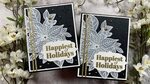 Easy NO Coloring Christmas Cards AmyR Christmas 2021 Series 