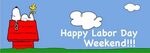 Snoopy Labor Day - Design Corral