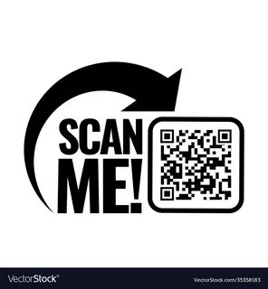 Scan me icon symbol or emblem Royalty Free Vector Image