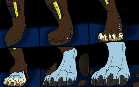 Werewolf Paw Sequence by perilongfox -- Fur Affinity dot net