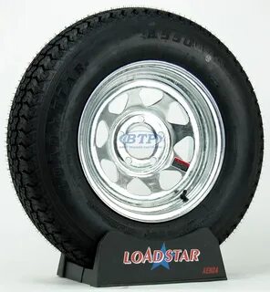 Boat Trailer Tire ST205/75D14 on Galvanized Wheel 5 Lug Rim 