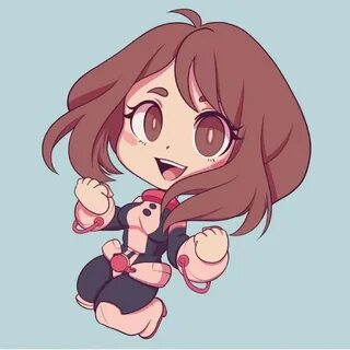 Uraraka / Uravity Chibi BNHA by HopelessPeaches on DeviantAr