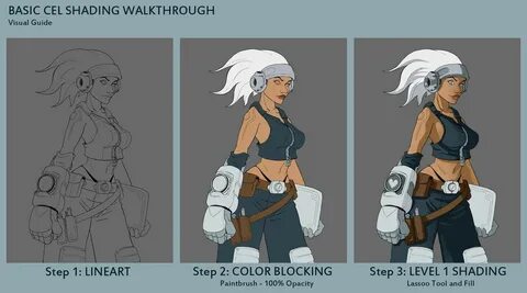 Basic Cel-Shading PART 1 (Visual) by Sheridan-J on DeviantAr