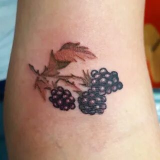 small #blackberry #tattoo by Laura Carney from VA Kiss of In