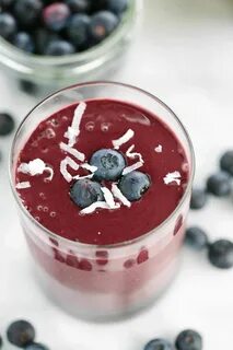 Blueberry Smoothie Recipe Blueberry yogurt smoothie, Fruit s