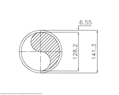 Pipe Schedule STD Free CAD Block And AutoCAD Drawing