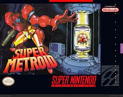Viewing full size Super Metroid box cover