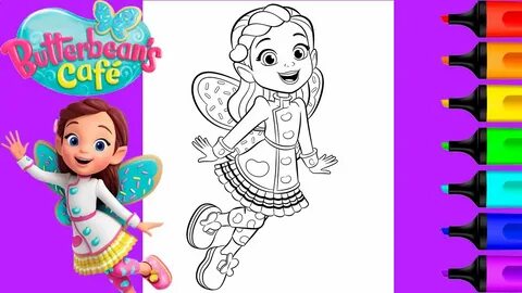 Coloring Butterbean's Café Coloring Page Markers Art and Col