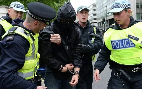 Anti-G8 protestors in London